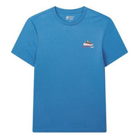 FILA Jagger Sports Shoe Printing Short Sleeve Blue F11M028176F-BU