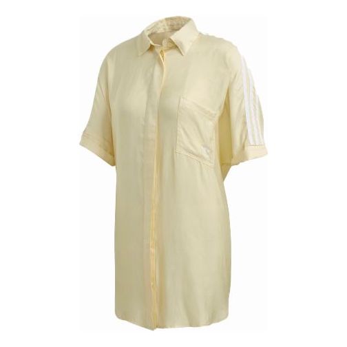 (WMNS) adidas originals Satin Dress Yellow FM2635