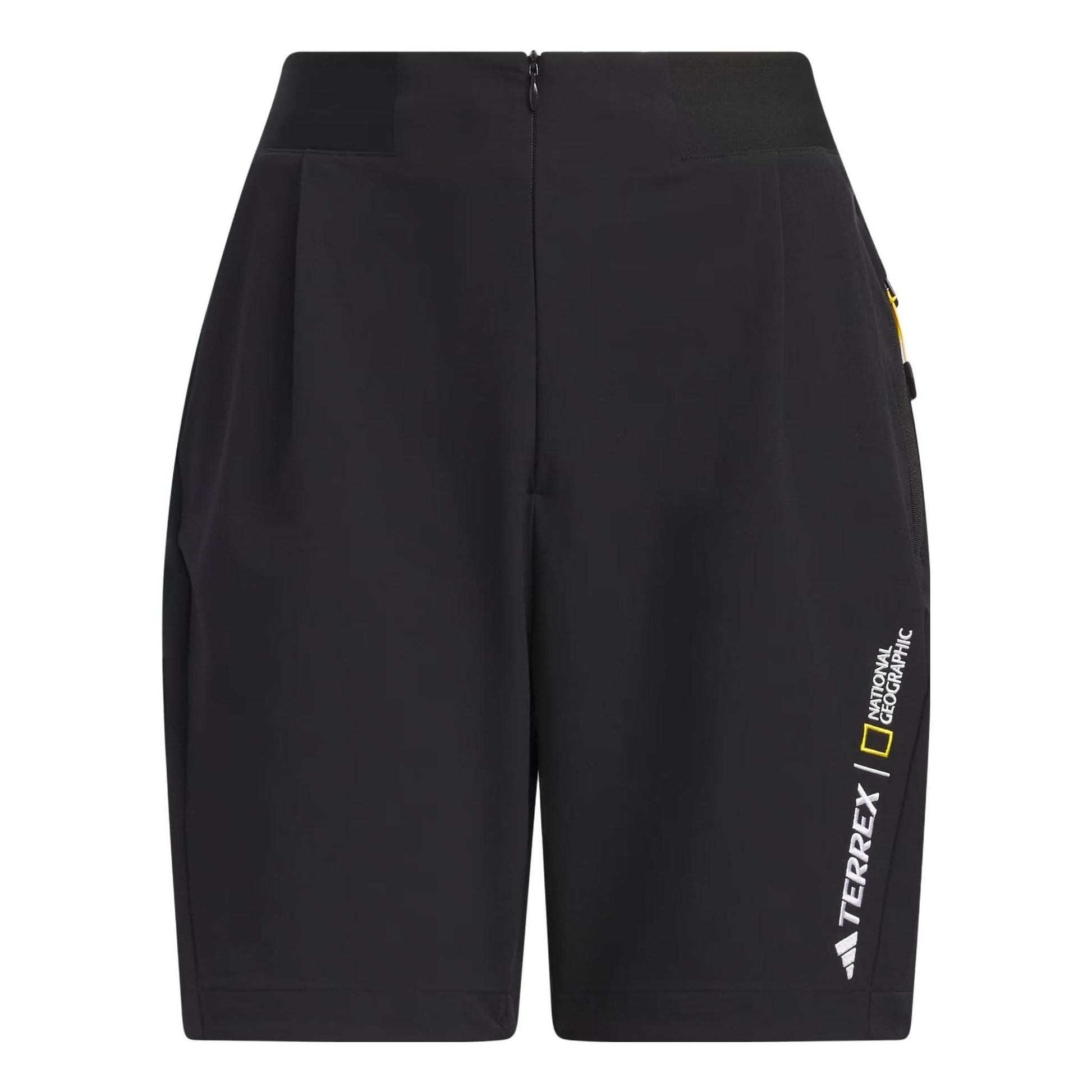 (WMNS) adidas National Geographic Shorts Asia Sizing 'Black' HY4696