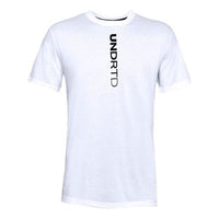 Men's Under Armour Alphabet Printing Short Sleeve White 1356998-100