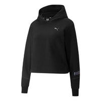 (WMNS) PUMA Cyber Cropped Sweatshirt 'Black' 848234-01