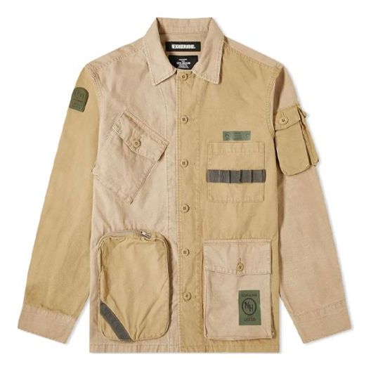 NEIGHBORHOOD QM Shirt Cargo Jacket Khaki 192AQNH-SHM05-KH