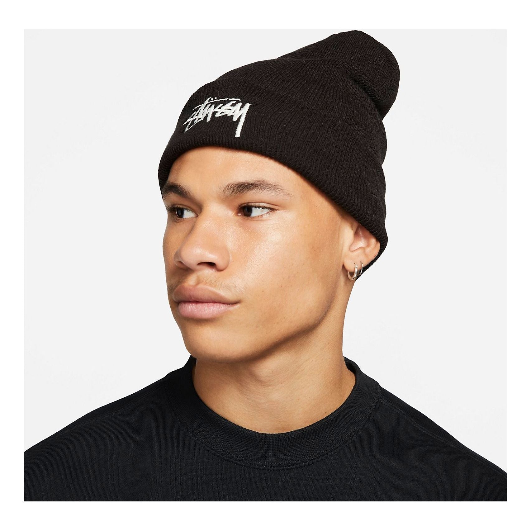 Nike x Stssy Cuff Beanie 'Black' CV8961-011