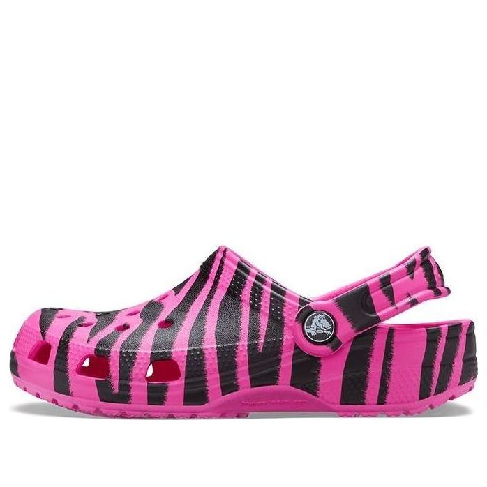 (GS) Crocs Classic Out of This World Clogs 'Electric Pink Black' 206739-6QS