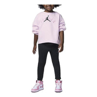 (TD) Air Jordan Velour Crew Tracksuit 'Pink' FZ9963-010