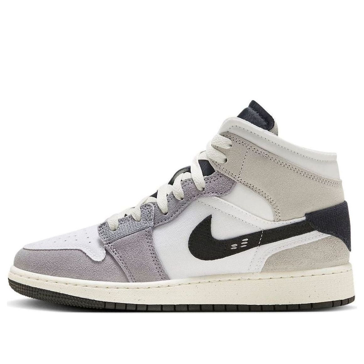 (GS) Air Jordan 1 Mid SE Craft 'Inside Out - Cement Grey' FD9091-002