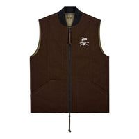 Converse x Patta Four-Leaf Clover Utility Reversible Padded Vest Asia Sizing 'Java' 10024665-A01