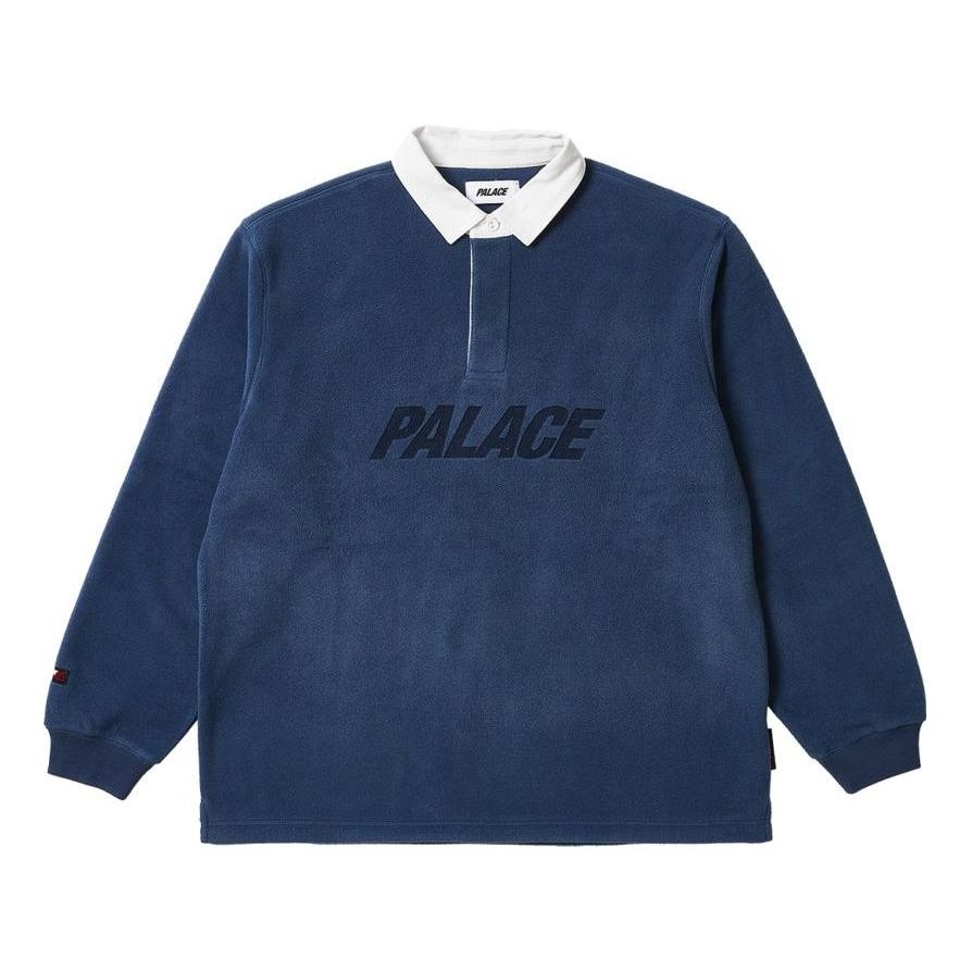 Palace Fw23 Polartec Rugby Polo Shirt 'Navy' P25ES064