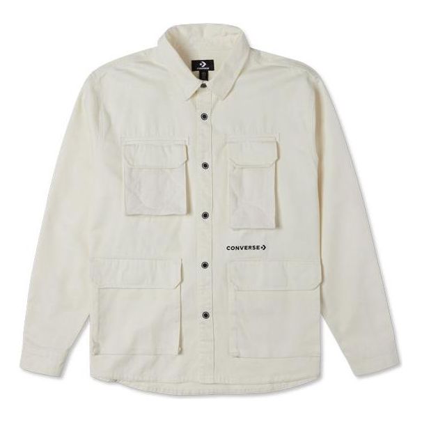 Converse Cozy Utility Woven Shirt Asia Sizing 'Egret' 10025053-A01
