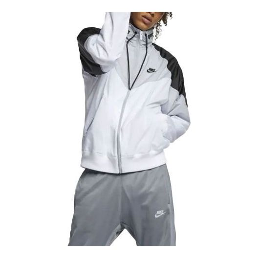 Nike Sportswear Windrunner Masculina Colorblock hooded Interchange Jacket White CN8770-100