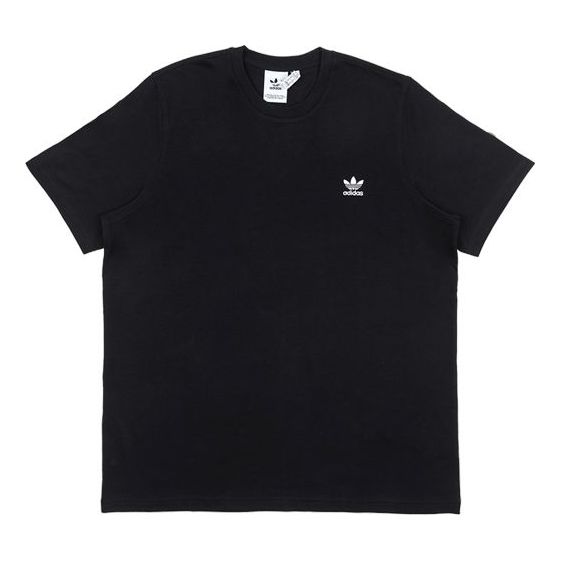 (WMNS) adidas originals Pullover Round Neck Short Sleeve Black CE1666
