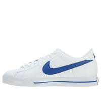 Nike Sweet Classic Leather Low-Top Sneakers White/Blue 318333-156