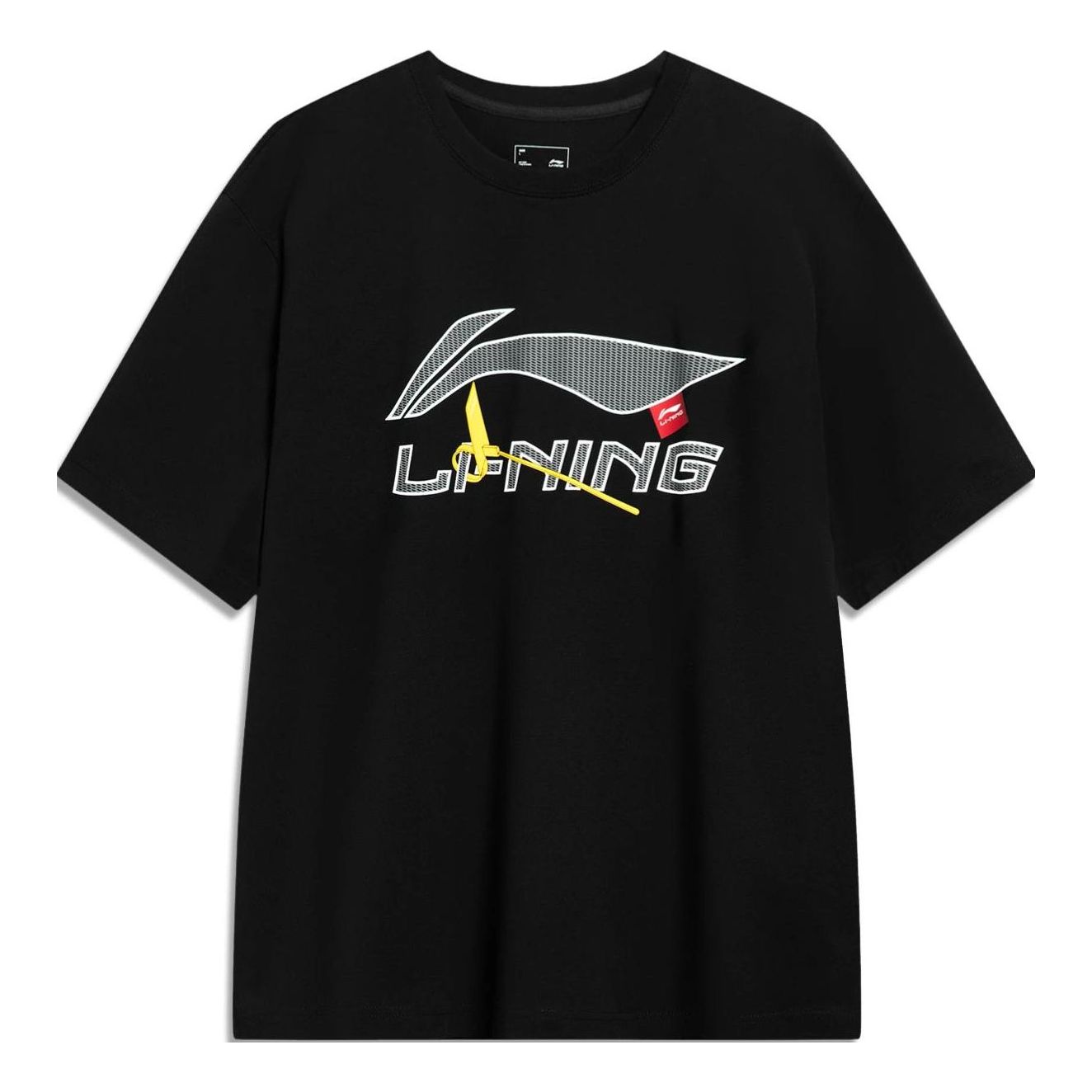 Li-Ning Essential Logo T-shirt 'Black' AHST757-1
