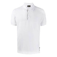 Fendi SS21 Short Sleeve Polo Shirt 'White' FY0985AAONF0QA0