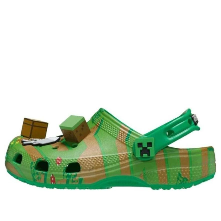(GS) Crocs x Minecraft Elevated Lightweight Clog 'Green' 208473-90H