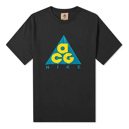 Nike acg giant log Printing Short Sleeve Black CV1532-010
