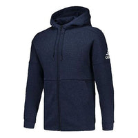 adidas M ID Stadium FZ Sports Stylish Knit Jacket Navy Blue CG2089