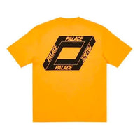 PALACE Dodgy But Lush Orange Back Pattern Logo Printing Short Sleeve Unisex Yellow P20TS176