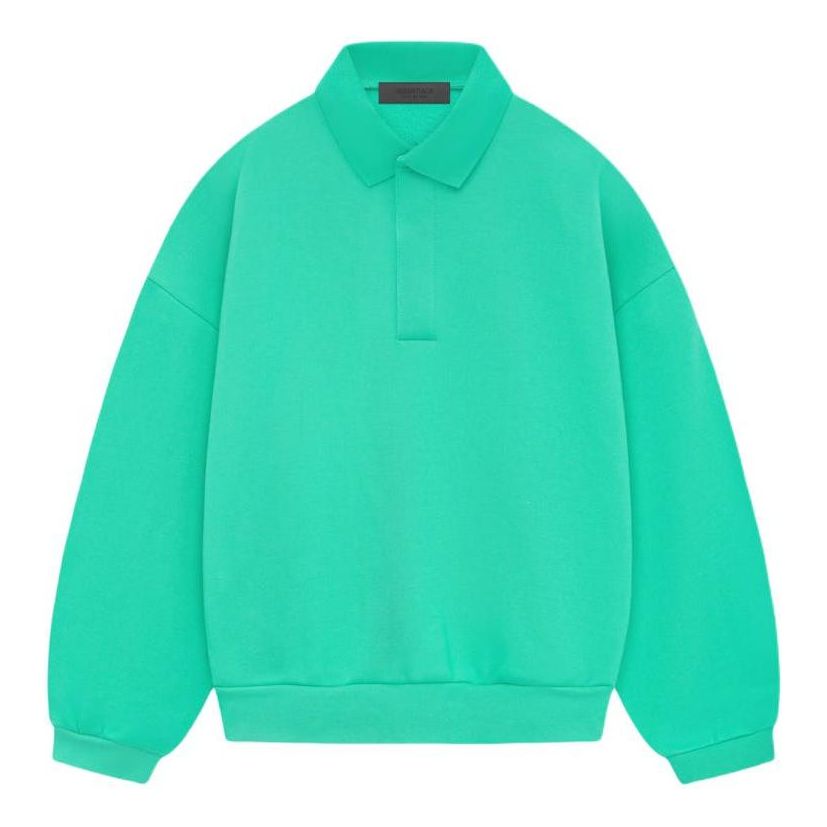 Fear of God Essentials SS24 Long-Sleeve Polo 'Mint Leaf' 192SP244392F