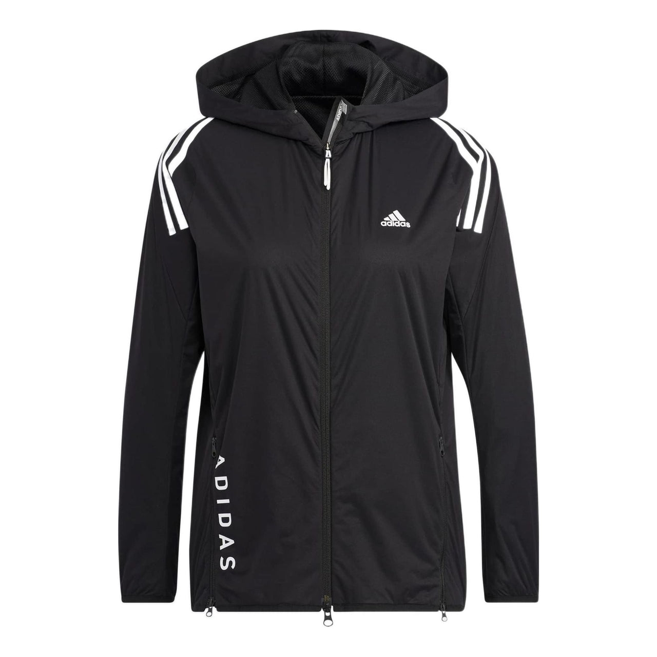 (WMNS) adidas Wind.Rdy 3-Stripes Long-Sleeve Jacket Asia Sizing 'White Black' HG8258
