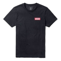 Men's Vans Back Large Logo Printing Short Sleeve Black VN0A3TWZBLK