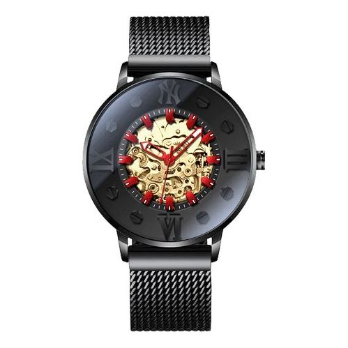 Men's MLB Automatic Mechanical waterproof Watch Black MLB-TP010-1