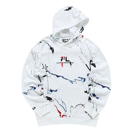 FILA FUSION x FUTURA Crossover Alphabet Embroidered Couple Style Flash T11U138201F-WT