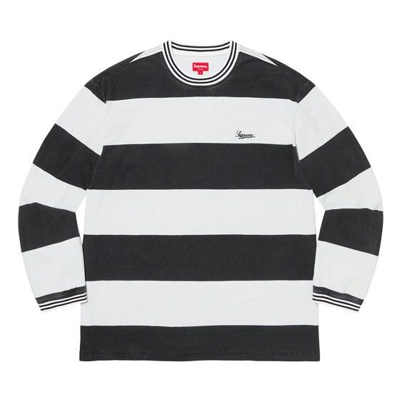 Supreme FW19 Week 6 Printed Stripe LS Top Tee SUP-FW19-621
