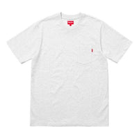 Supreme SS18 Pocket Tee Light Grey Short Sleeve Unisex Gray SUP-SS18-354