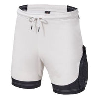 Air Jordan Contrasting Colors Loose Lacing Woven Casual Sports Shorts White DM1862-030