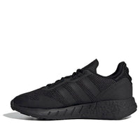 (GS) adidas ZX 1K Boost J 'Triple Black' G58921