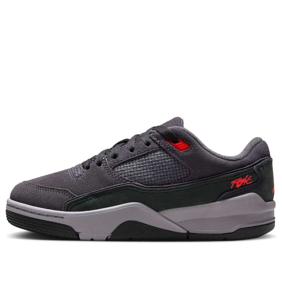 (GS) Air Jordan Flight Court 'Dark Grey Black' HF3333-003
