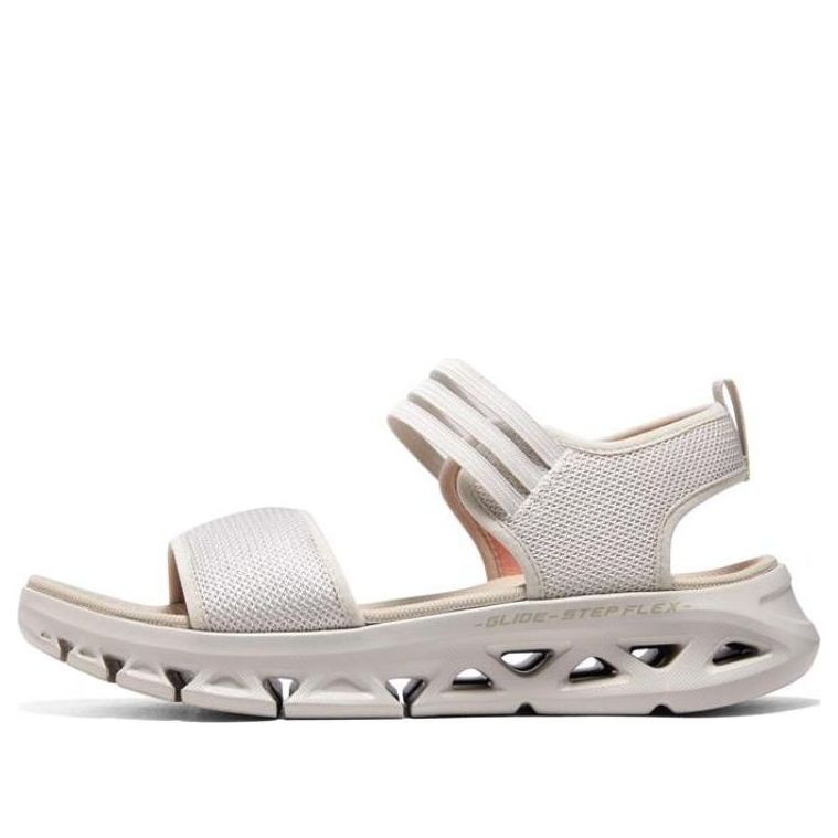 (WMNS) Skechers Go Glide-Step Flex Sandal 'Beige' 141251-NAT