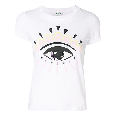 KENZO White Eye Printing Short Sleeve F952TS733-4YD-01