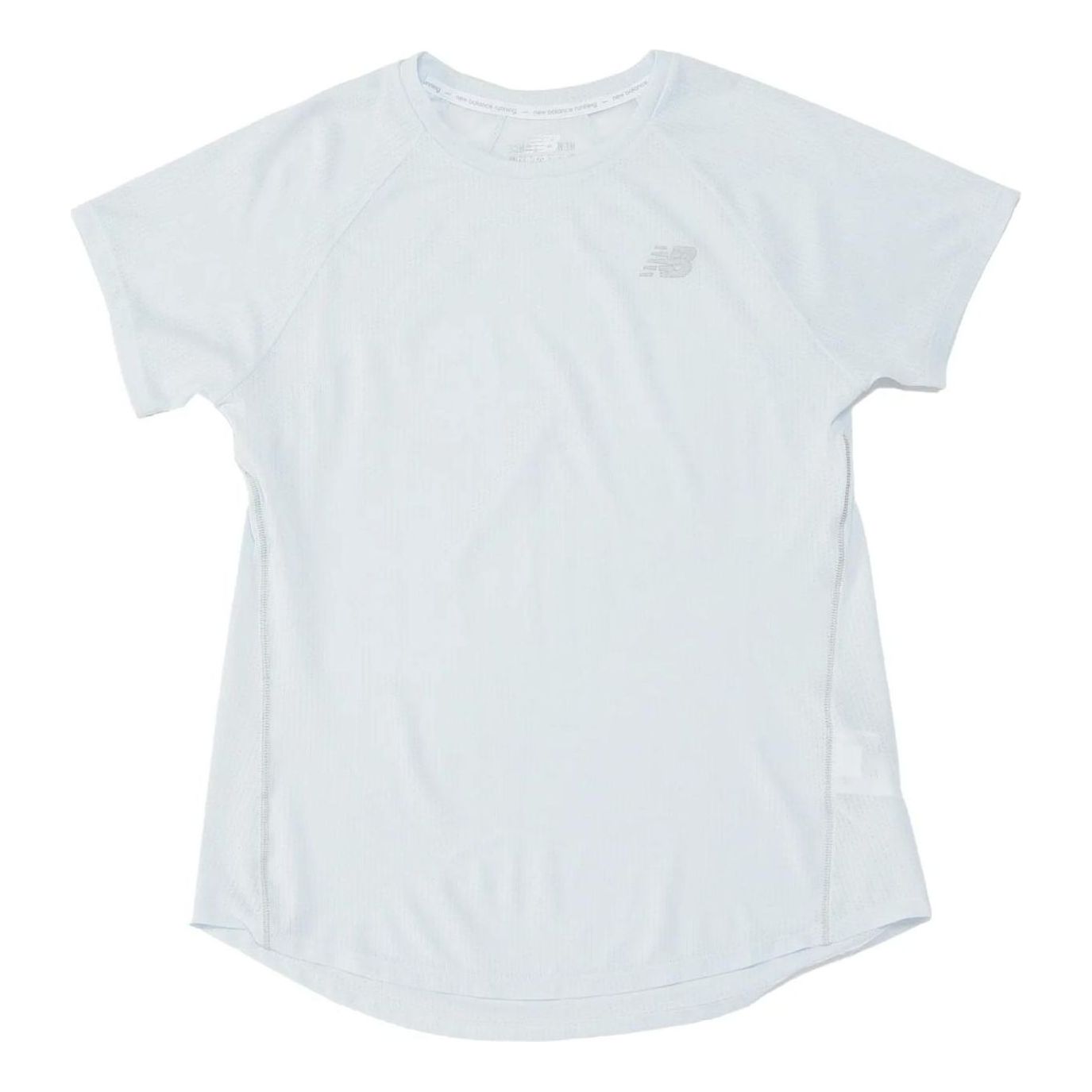 (WMNS) New Balance Impact Run T-Shirt Asia Sizing 'Ice Blue Heather' WT21262-IBH