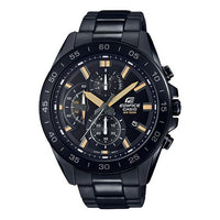 CASIO Quartz EDIFICE Stainless Steel Strap Mens Black Analog EFV-550DC-1A