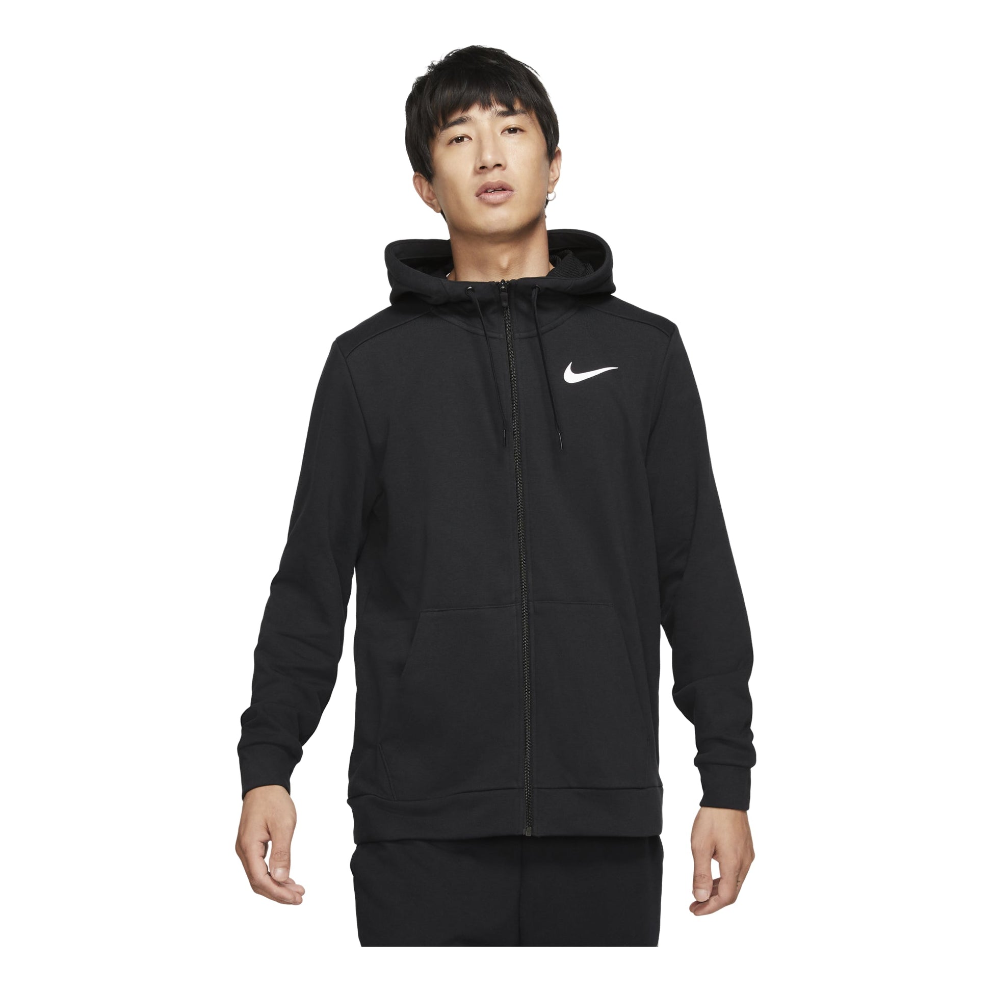 Nike Dry Fleece Full Zip Hoodie Asia Sizing 'Black' CZ6377-010