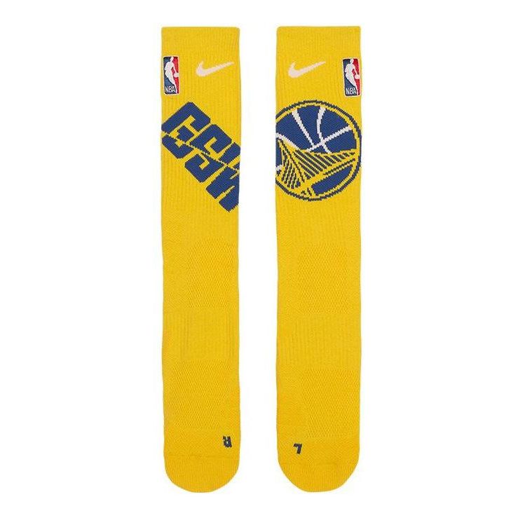 Nike Golden State Warriors Elite Nike NBA Crew Socks 'Amarillo' SK0167-728