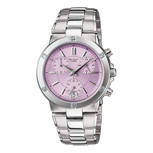 CASIO SHEEN Waterproof Stainless Steel Strap Pink Analog SHN-5005D-6A