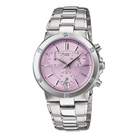 CASIO SHEEN Waterproof Stainless Steel Strap Pink Analog SHN-5005D-6A
