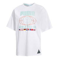 PUMA x DIAMOND SUPPLY Crossover Printing Casual Short Sleeve White 578232-02