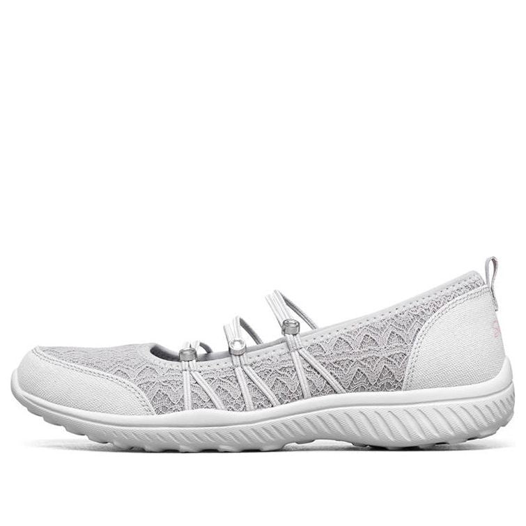 (WMNS) Skechers BE-Light Slip-on Shoes Grey 66666290-LTGY