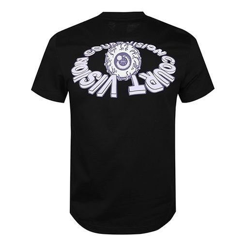 adidas COURT VIZ TEE Round Neck Short Sleeve Black FM4998