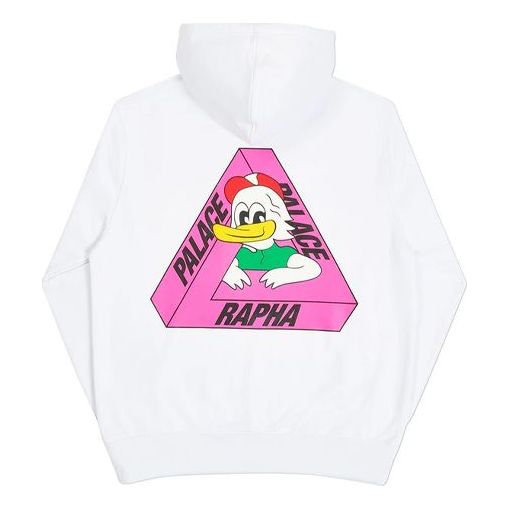 PALACE x Rapha Crossover Off Bike Hood Cartoon Pattern Unisex White P19HD081