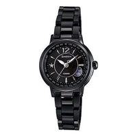 CASIO Sheen Series 50m Waterproof Date Display Solar Power Movement Watch Black Stainless Steel Strap SHW-1501BD-1A