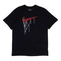 Nike Dry Fit Swoosh Printing Short Sleeve Black CD1328-010