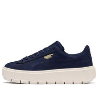 (WMNS) PUMA Basket Platform Trace Soft 'Navy' 369642-03