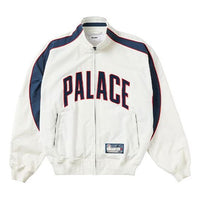 PALACE Sport Mit Floss Jacket Large Logo Zipper Unisex White P20SS026