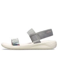 (WMNS) Crocs Literide Graphic Sandals 'Grey' 205375-0E9