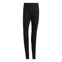 adidas Solid Color Stripe Straight Sports Pants Men's Black GM3778